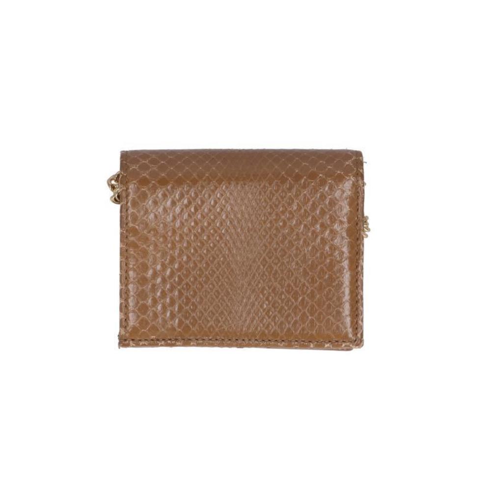 Gucci Zumi Python Chain Wallet Brown - image 2